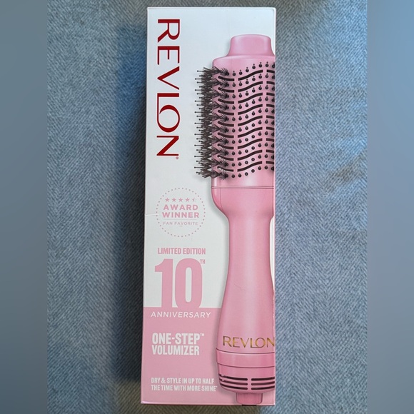 Revlon Other - Revlon Pink 10th Anniversary One-Step Volumizer hair drying brush